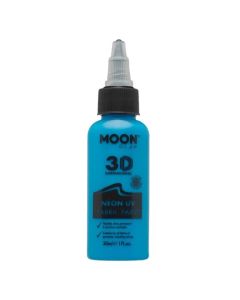 Neon UV Textilfärg Blå - 30 ml