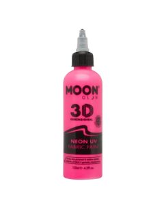 Neon UV Textilfärg Rosa - 125 ml