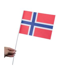 Norge Pappersflagga 10x - 40 cm