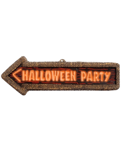 Neon Halloween Skylt - 56 x 17 cm