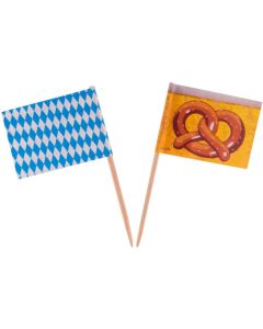 Oktoberfest Träpinnar 50x - 14 cm