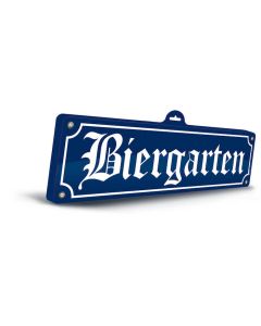 Oktoberfest 3D biergarten skylt - 48 x 12,5 cm