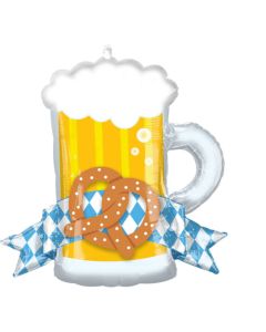 Oktoberfest Ölmugg Folieballong 66 x 63 cm