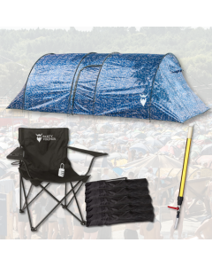 Festivalpaket 5 personer Premium - Tält, Festivalstol etc.