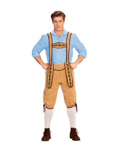 Tyroler lederhosen byxor beige