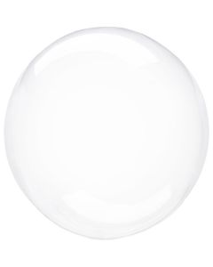 Transparent Kristall Klar Folie Ballong 40 cm