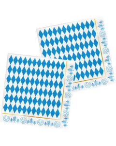 Oktoberfest servetter 20X - 33 x 33cm 