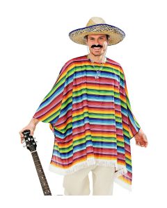 Mexikansk poncho och hatt