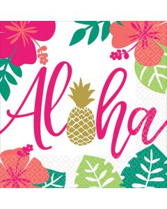 Aloha Hawaii Servetter 16x - 33 x 33 cm