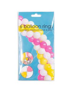 Ballong ringar 6x - 3 cm