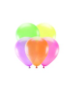 Neon Ballonger flerfärgade 5 x