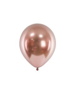 Rose Gold Chrome ballonger 10x - 30 cm