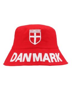 Danmark Buckethat i Röd & Vit