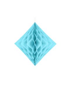 Diamant Honeycomb I Ljusblå - 30cm