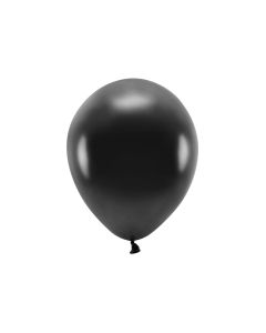 Metallic Svart Ballonger 10x - 30 cm 