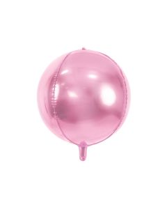 Metallisk rosa folieballong - 40 centimeter