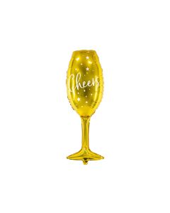 Champagneglas folieballong - 80 cm 