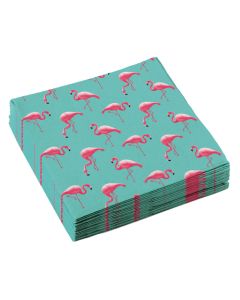 Flamingo Servetter 20x - 33x 33 cm