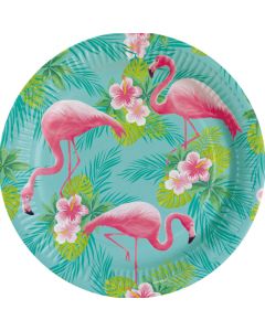 Flamingo Tallrikar 8x - 23 cm