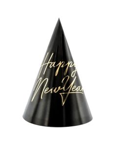 Happy New Year Hatt 6x - 16 cm