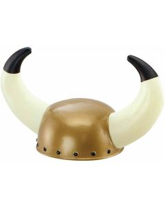 Vikingahjälm med horn