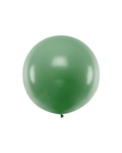 Stor mörkgrön ballong - 1 meter 