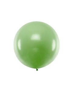 Stor Pastell Grön Ballong - 1 meter
