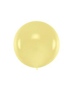 Stor Pastell Creme Ballong - 1 Meter