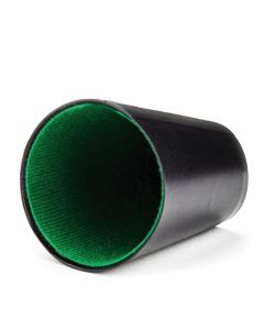 Tärningsbägare svart och grön 50x
