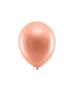 Ballonger i Matt Metallic Rose Gold 10x - 23 cm 