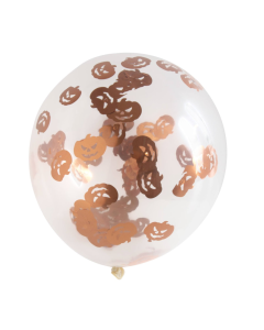 Ballong med pumpa konfetti - 30 cm