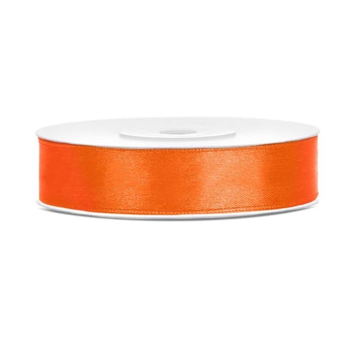 Satinband Orange - 12mm x 25m