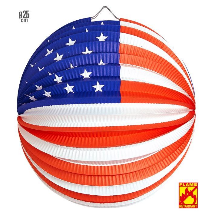 USA Lykta rund - Ø25 CM