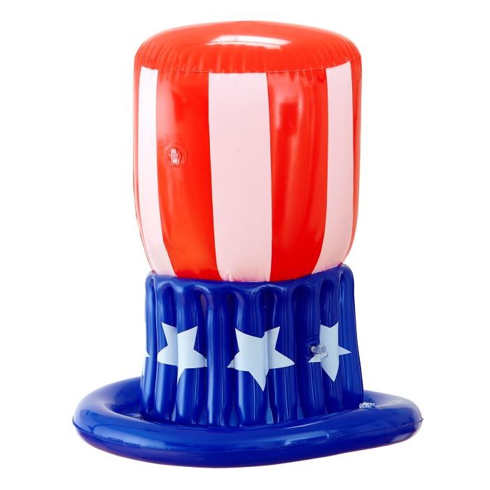 Uppblåsbar Top Hat USA - 50 CM