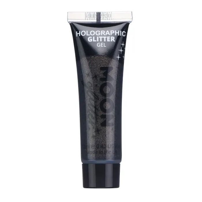 Holografisk Glitter Gel Svart - 12 ml