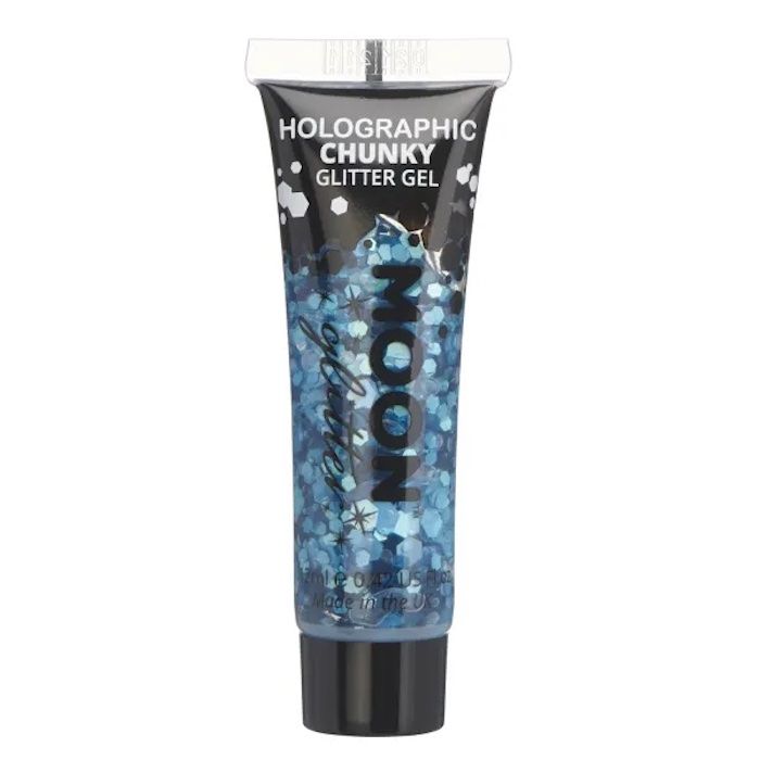 Holografisk Chunky Glitter Gel Blå - 12 ml