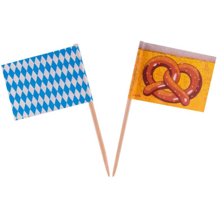 Oktoberfest Träpinnar 50x - 14 cm