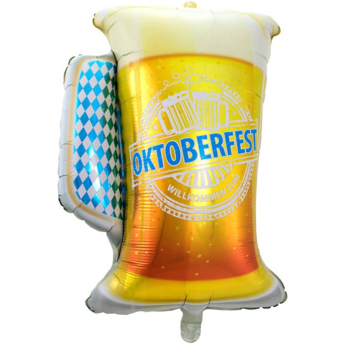 Oktoberfest Ölmugg Folieballong - 60 x 80 cm