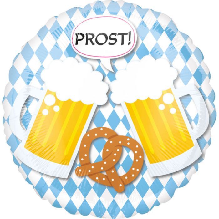 Oktoberfestmotiv folieballong - 43 cm