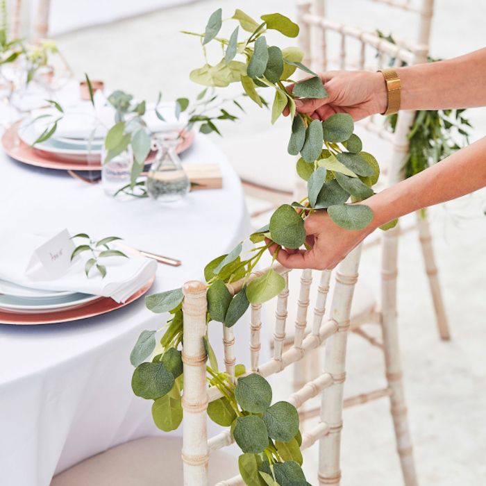 Kunstig Eucalyptus guirlande - 1,8 meter