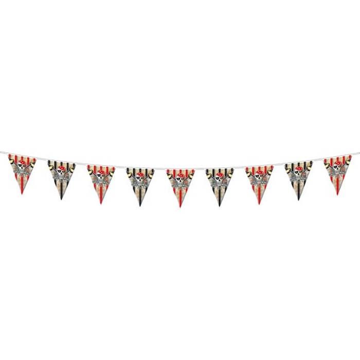 Flaggirland med dödskallar - 6 meter