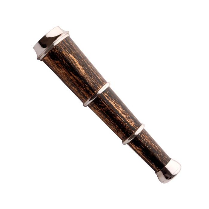 Träfärgad teleskopkikare