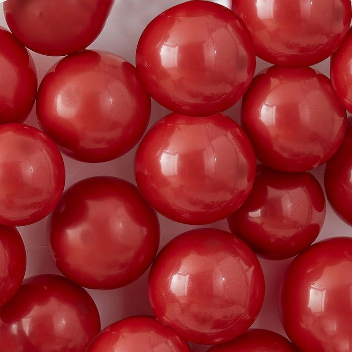Röda Mini Ballonger 40x - 12 cm