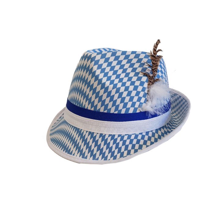 Tyrolerhatt till oktoberfest Bavaria blå unisex one-size