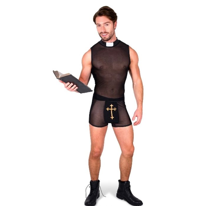 Religiös präst synder kostym 