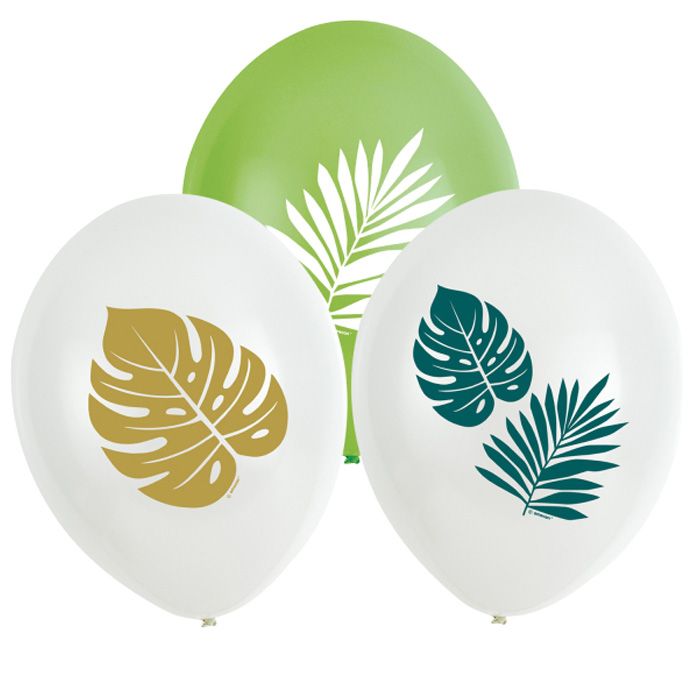 Monstera & Palm Ballonger 6x - 27,5 cm