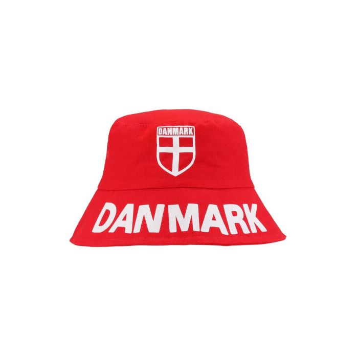 Danmark Buckethat i Röd & Vit