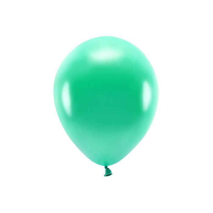 Metallic Grön Ballonger 10x - 30 cm 