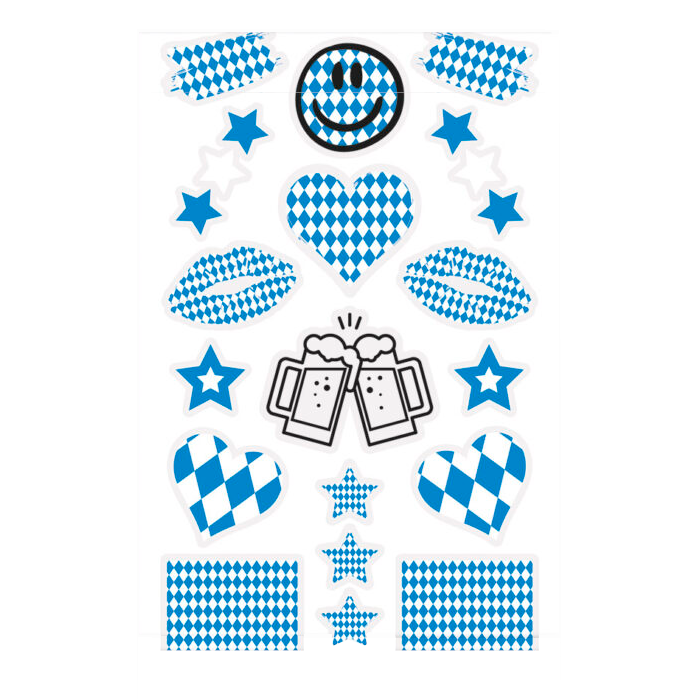 Falska tatueringar Oktoberfest 12x 