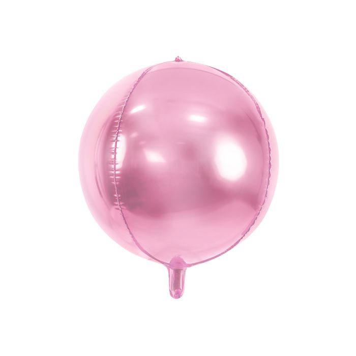 Metallisk rosa folieballong - 40 centimeter